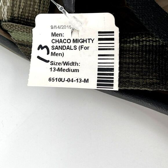 Chaco Mighty Sandals Synthetic Weave Z Strap Green J103749 NWT Men 13 M‎ main image 5